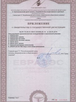 2015.03.25 Сосновый Бор - Приложение к сертификату, Профили поливинилхлоридные системы Rehau.