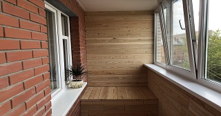 Отделка, остекление, утепление балконов в Сосновом Бору от 209 руб. м/2.