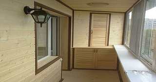 Отделка балкона под ключ Сосновый Бор, цена от 5845 руб.
